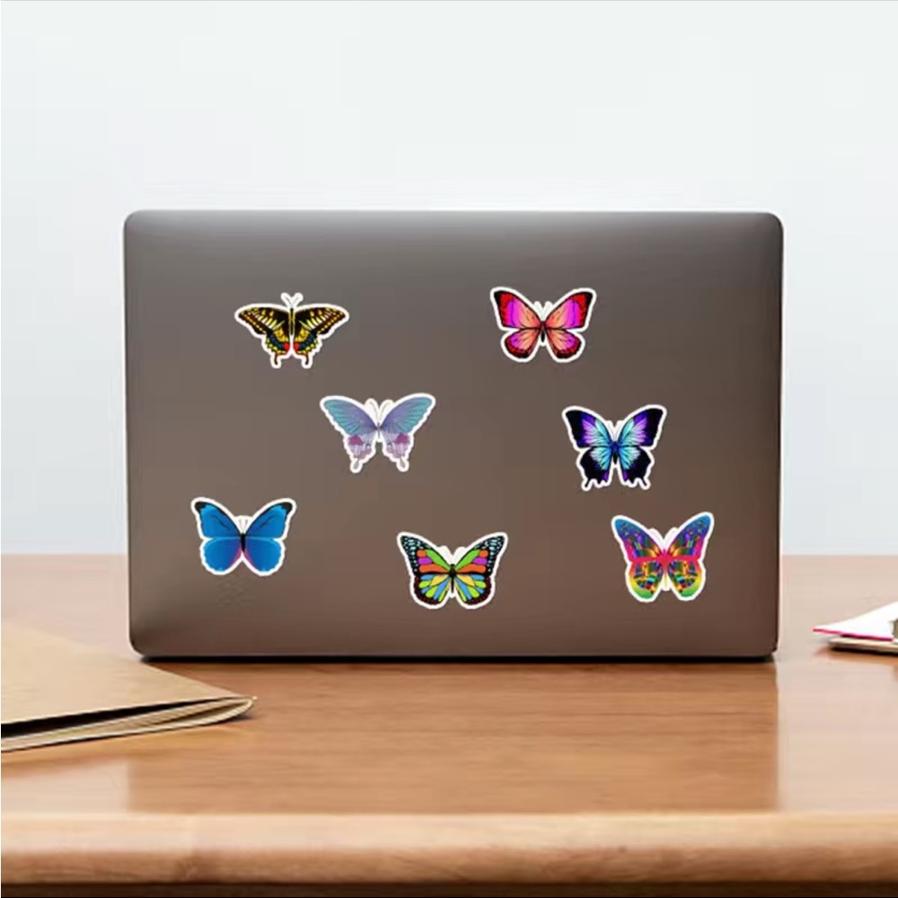 50 Butterfly Stickers Vinyl Waterproof PRICE IS FIRM - Picture 4 of 5